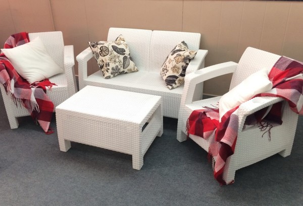Комплект Yalta Terrace Set белый купить в Тамбове