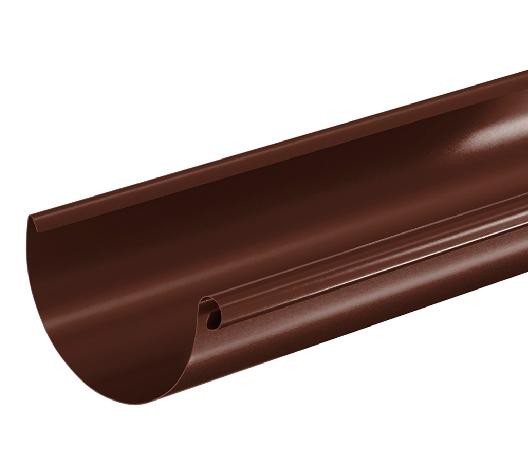 Водосток Aquasistem, система 150/100 - Водосточный желоб 3.00м RAL 8017 Коричневый купить в Тамбове