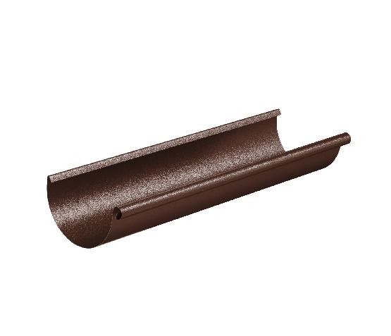 Водосток Aquasistem, Система 150/100 - Желоб водосточный 3 метра RAL 8017 Коричневый matt купить в Тамбове