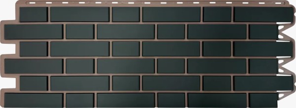 Фасадная панель Альта-Профиль, Кирпич Клинкерный, Графит купить в Тамбове