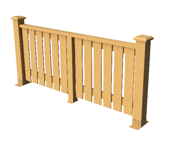 Ограждения декоративное ДПК GRINDERDECO Вилидж песчаник купить в Тамбове