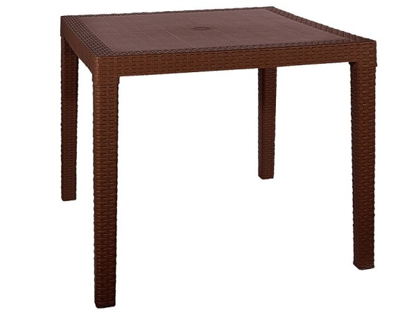 Стол квадратный FIJI Quatro Table Коричневый купить в Тамбове