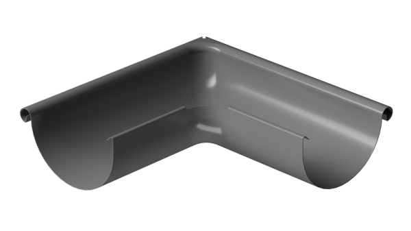 Угол внешний 90° D125 Döcke STAL PREMIUM Графит, (RAL 7024) купить в Тамбове