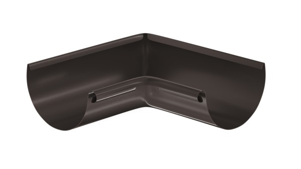 Водосток Aquasistem, система 125x90 - Угол желоба, внутренний 90° RR 32 Тёмно-Коричневый купить в Тамбове