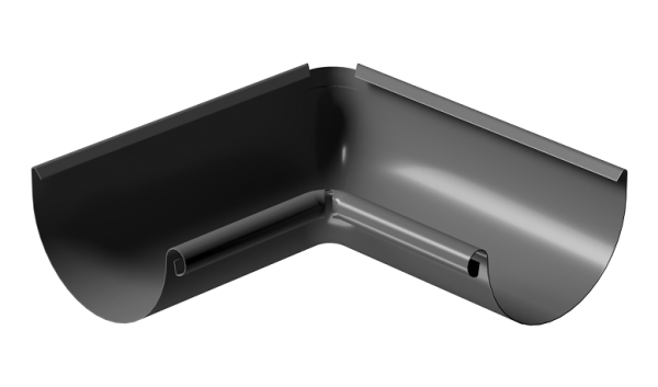 Угол внутренний 90° D125 Döcke STAL PREMIUM Графит, (RAL 7024) купить в Тамбове