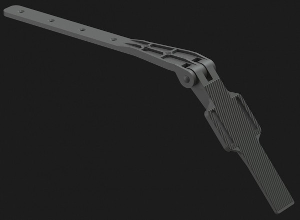 Крепление регулируемое Docke Premium ПВХ - Графит купить в Тамбове