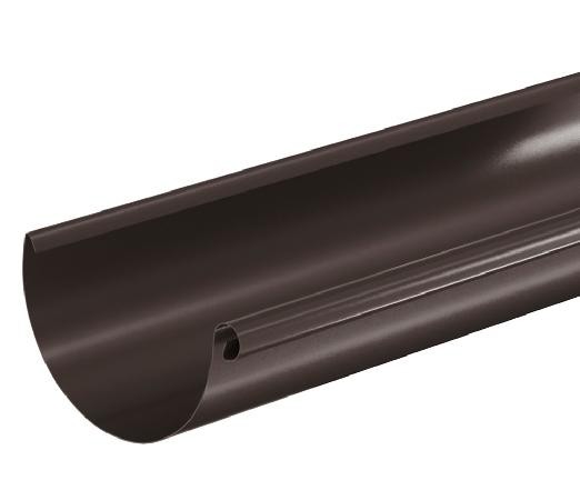 Водосток Aquasistem, система 125x90 - Водосточный желоб 3.00м RR 32 Тёмно Коричневый купить в Тамбове