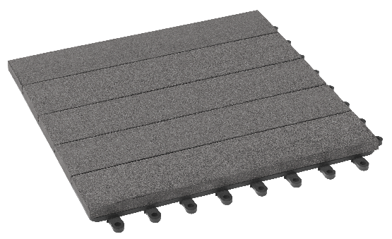 Модульный паркет ДПК GRINDERDECO Комфорт 3 Серый базальт купить в Тамбове