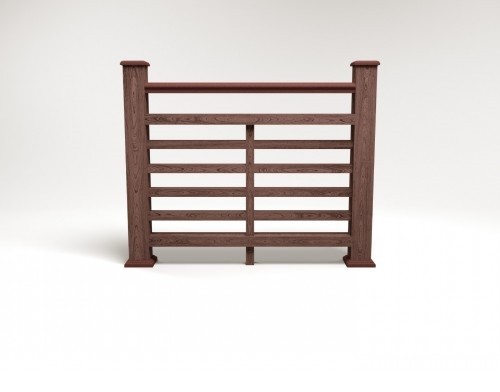 Ограждение из ДПК FG4 шоколад купить в Тамбове