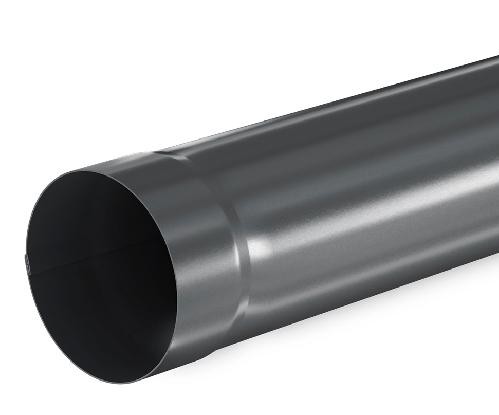 Водосток Aquasistem, система 125x90 - Труба водосточная 1.00м RAL 7024 Тёмно-серый купить в Тамбове