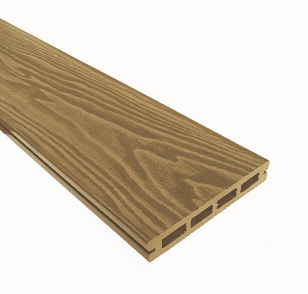 Террасная доска из ДПК Terrapol Смарт 3D Пустотелая с пазом Дуб Севилья купить в Тамбове