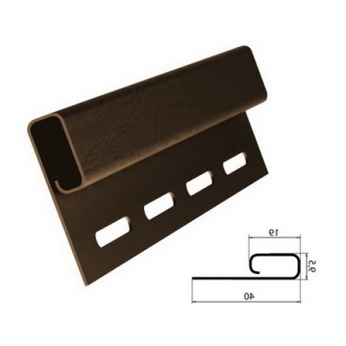 Финишная планка, коричневая купить в Тамбове