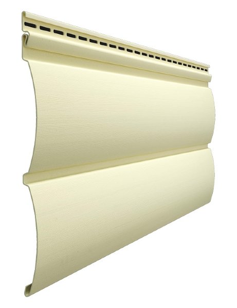 Виниловый сайдинг docke (дёке) - blockhaus D4,7T ( под бревно), банан купить в Тамбове