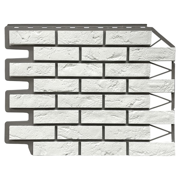 Фасадная панель FineBer, Кирпич Баварский, Белый купить в Тамбове