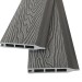 Заборная панель шип-паз EasyDecking Wood-Х 146х20 Серый купить в Тамбове