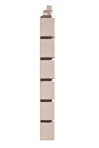 Фасадная панель Наружный угол кирпич клинкерный МАЛЫЙ (белый) 0,46х0,048м купить в Тамбове