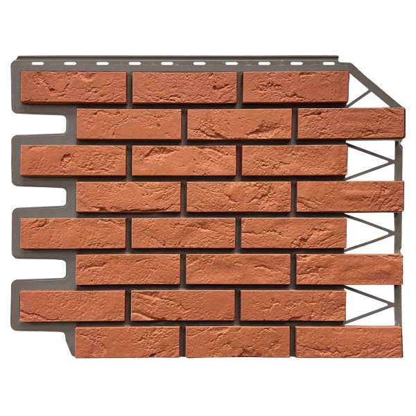 Фасадная панель FineBer, Кирпич Баварский, Терракотовый купить в Тамбове