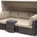 Диван-Трансформер AFINA плетеный из иск. ротанга AFM-320B Brown купить в Тамбове