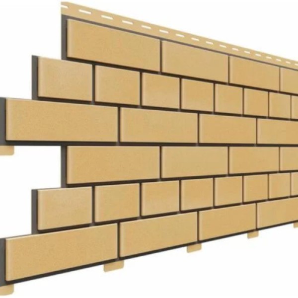 Фасадная панель Доломит Кирпич, Желтый купить в Тамбове