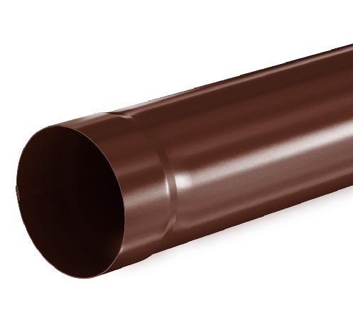 Водосток Aquasistem, система 125x90 - Труба водосточная 3.00м RAL 8017 Коричневый купить в Тамбове