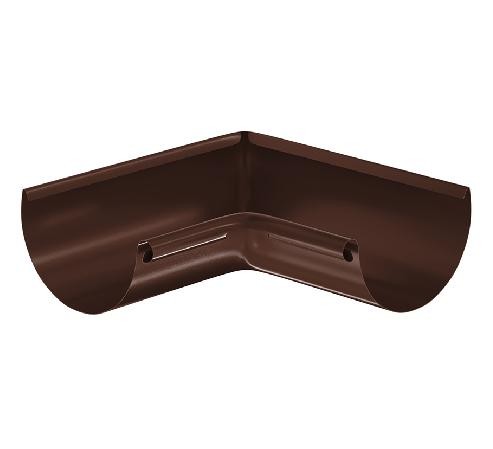 Водосток Aquasistem, система 125x90 - Угол желоба, внутренний 90° RAL 8017 Коричневый купить в Тамбове