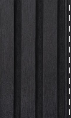 Сайдинг Ю-Пласт Тимберблок Рейка фасадная Угольный