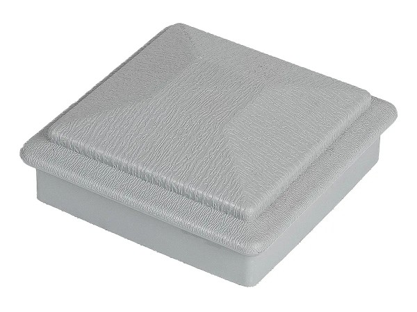 Крышка верхняя фигурная ПВХ для столба Deckart 100х100 Серый купить в Тамбове