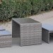Диван-Трансформер AFINA плетеный из иск. ротанга S330G-W78 Grey купить в Тамбове