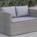 Диван-Трансформер AFINA плетеный из иск. ротанга S330G-W78 Grey купить в Тамбове