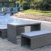 Диван-Трансформер AFINA плетеный из иск. ротанга S330G-W78 Grey купить в Тамбове