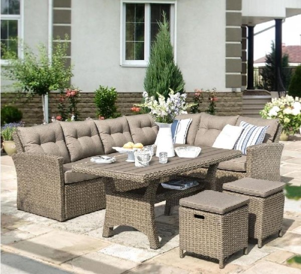 Комплект мебели AFINA плетеной из иск. ротанга AFM-307B Beige купить в Тамбове