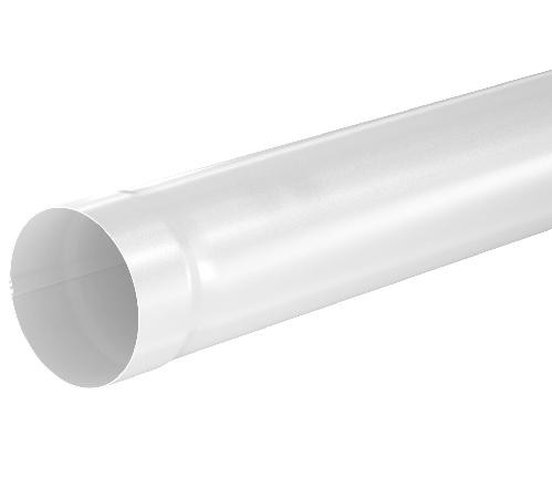 Водосток Aquasistem, система 150x100 - Труба водосточная 3.00м RR 20 Мраморно-белый купить в Тамбове