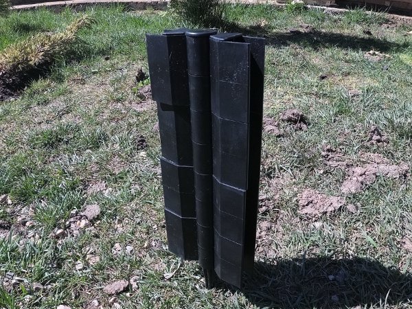 Угловой элемент поворотный, пластиковый от 60° до 300° для доски 300х30 мм из ДПК чёрный Holzhof купить в Тамбове