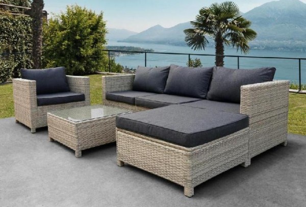 Комплект мебели AFINA плетеной из иск. ротанга YR821G Grey/Grey купить в Тамбове