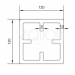 Столб SEQUOIA Evolution 3D WOOD BROWN купить в Тамбове