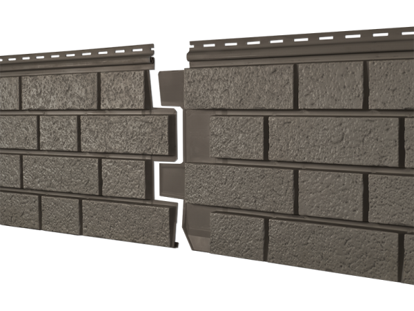 Фасадная панель Ю-пласт Стоун Хаус S-Lock Клинкер бежевый купить в Тамбове