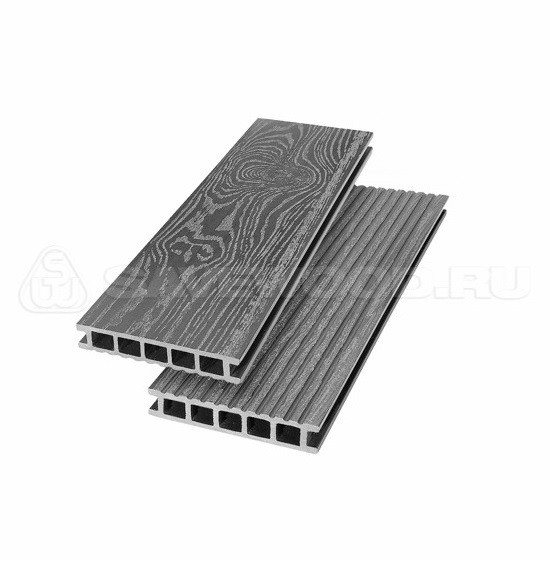 Террасная доска из ДПК SW Ornus тангенциальный распил пепельный купить в Тамбове
