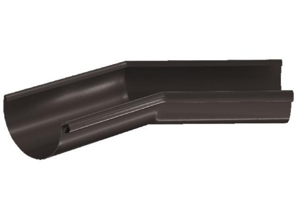 Водосток Aquasistem, система 150/100 - Угол желоба,внутренний 135° RR 32 Тёмно-Коричневый купить в Тамбове