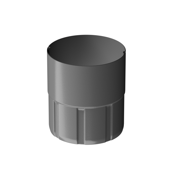 Муфта соединительная для водостока Döcke STAL PREMIUM, Графит купить в Тамбове