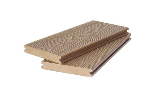 Доска террасная 3D фактура дерева POLIVAN GROUP двухсторонняя полнотелая SINGARAJA песочный купить в Тамбове