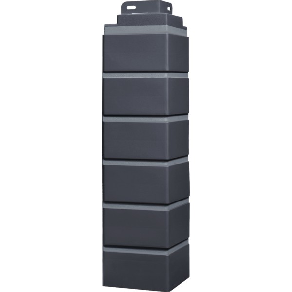 Угол Фасайдинг Серия «Кирпич клинкерный» Графит купить в Тамбове