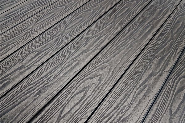 Террасная доска из ДПК Terrapol Смарт 3D Полнотелая с пазом Черное дерево купить в Тамбове