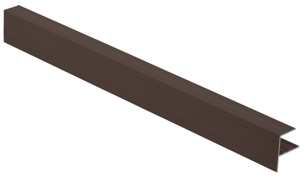 F-профиль Grinder закрывающий коричневый купить в Тамбове