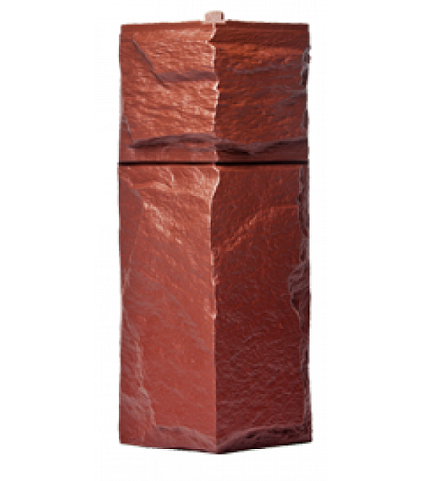 Угол T-Сайдинг-Гранит Леон Красный купить в Тамбове