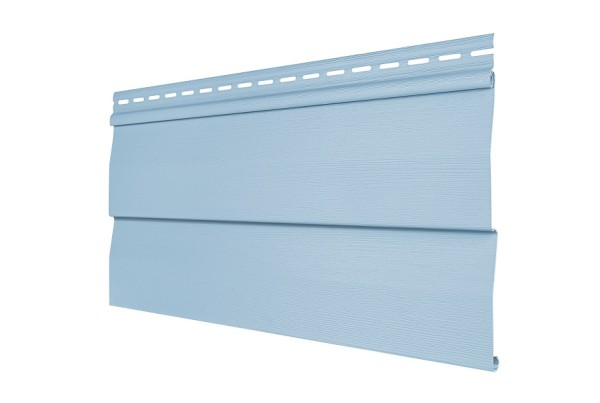 Виниловый сайдинг Tecos - корабельный брус, голубой купить в Тамбове