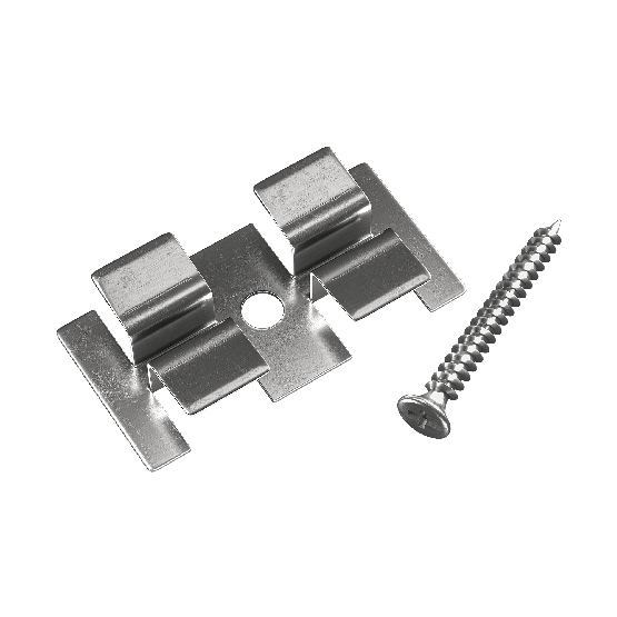 Клипса с саморезом, Grinder шовный монтаж 5 mm купить в Тамбове