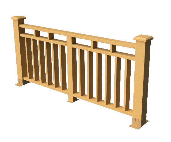 Ограждения декоративное ДПК GRINDERDECO Европа песчаник купить в Тамбове