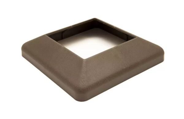 Крышка нижняя ПВХ для столба Deckart 125х125 Венге купить в Тамбове