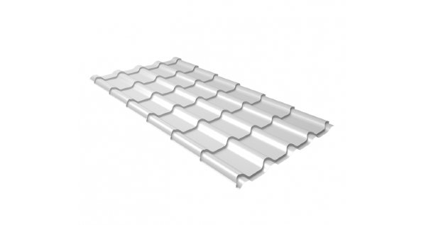 Металлочерепица камея GL 0,5 Quarzit RAL 9003 сигнальный белый купить в Тамбове