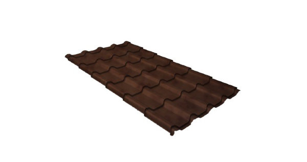 Металлочерепица камея 0,45 Safari Twincolor Brown купить в Тамбове